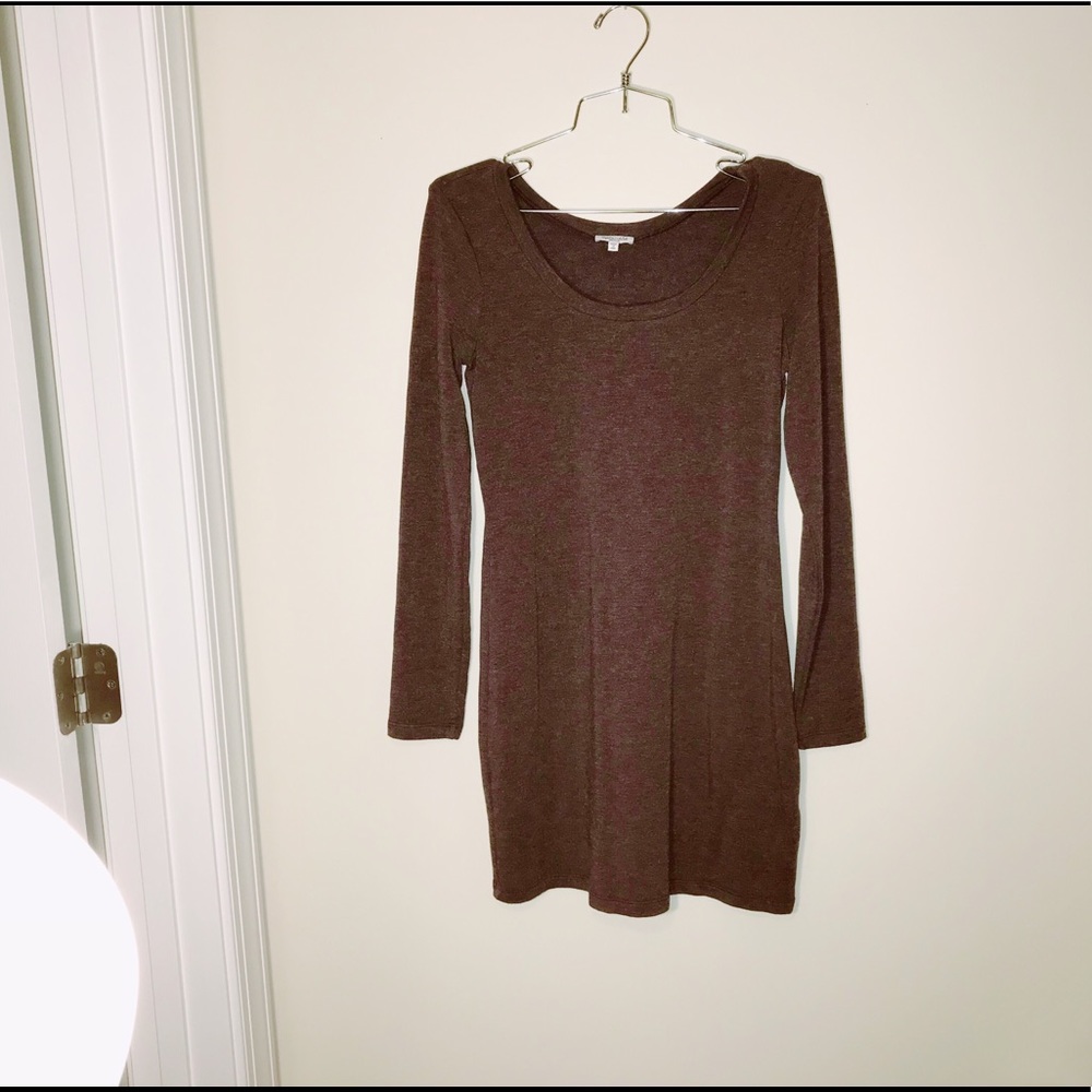 Long sleeve brown Nordstrom Splendid dress size M
